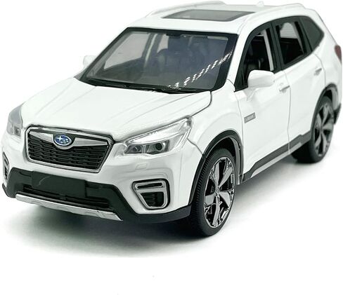 مقياس 1:30 2021 سوبارو فورستر إي-بوكسر SUV نموذج لعبة سيارة معدنية ديكاست لعبة سيارة، أبواب مفتوحة، صوت خفيف، سحب للخلف، ألعاب للأولاد هدايا الأطفال، مجموعة رجالية، ديكور مكتب المنزل، أبيض in Kuwait