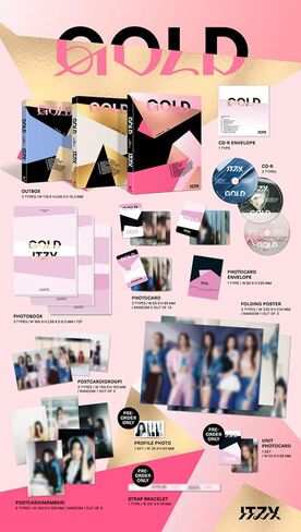 ITZY GOLD 2nd Full Album (Digipack - Lia Ver.) in Kuwait