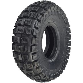 AlveyTech 10"x3" (3.00-4, 260x85) Tire with Q113 Knobby Tread for Scooter, ATV, & Go Kart - Replacement for Gas Motovox MVS10 Scooters, Electric Avigo Extreme and Surge 36V Off-Road Tires, Hand Truck