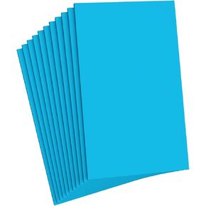 Do²ping Light Blue Foam Sheets Crafts, 8.5x5.5 Inch Eva Craft Foam Paper for Crafts Project Classroom Scrapbook DIY Cosplay (Sky Blue-10 Sheets)