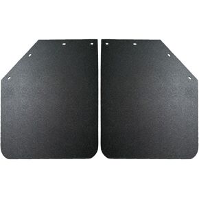 2PCS Universal Heavy Duty Polymer Mudflaps 24x30 Inch, Black Angled Splash Guard Mudflap for Semi Trucks Tractor Trailer