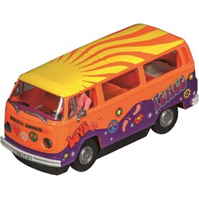 Carrera 27759 Volkswagen Bus T2b Peace and Love 1:32 Scale Analog Slot Car Racing Vehicle Evolution Slot Car Race Tracks