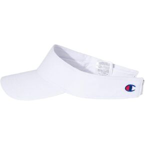 Champion Washed Cotton Visor One Size White in Saudi Arabia