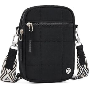 Telena Puffer Small Crossbody Bags for Women Cell Phone Purse Crossbody Bag