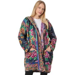 Johnny Was Women's Joan Pouch Pocket Sherpa Jacket