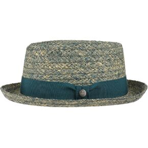 Lierys Burney Porkpie Raffia Straw Hat Men | Made in Italy