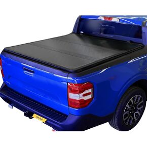 Hard Tri-Fold Truck Bed Tonneau Cover Compatible with 2017-2024 Honda Ridgeline Pickup Fleetside 5FT/64inch.NH084
