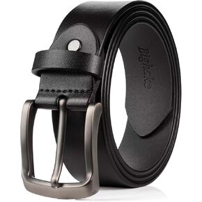 Mens Belt Genuine Cow Leather Dress Casual Heavy Duty Classic Handmade belt for men Size