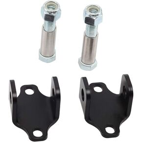 Front Shock Lower Bar Pin Eliminator Kit Compatible w/fit for 1997-2006 Wrangler TJ 84-01 Cherokee XJ 1088