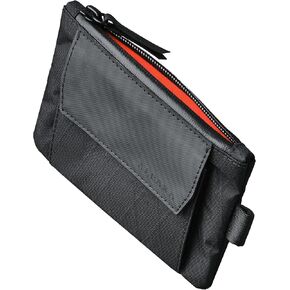 ALPAKA Zip Pouch Coin - Compact Everyday and Travel Wallet - Stores Up to 14 Cards, Cash, and Loose Change - Weatherproof Minimalist Wallet - Black X-Pac VX21 Fabric