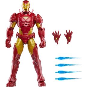 Marvel Legends Series Iron Man (Model 20), Iron Man Comics Collectible 6-Inch Action Figure, Retro-Inspired Blister Card
