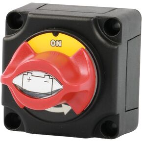 WirthCo 20387 Battery Doctor Mini Master Rotary Dial Disconnect Switch with On/Off Knob and Bottom Cover