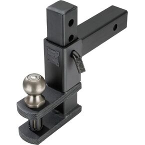 Reese Towpower 7089444 Tactical Adjustable Ball Mount with Clevis , Black