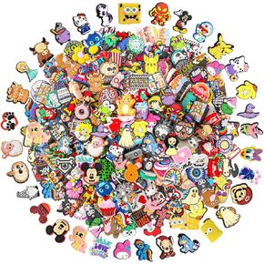 40Pcs Non-Repeat Cartoon Silicone Focal Beads for Pens, Random Focal Beads Bulk for Bead Pens Keychain Jewelry Making