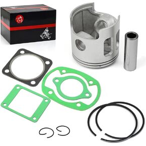 Oversize 0.5mm Top End Piston Bearing Gasket Ring kit for Yamaha G1 2-Cycle Gas Golf Cart 1978-1989