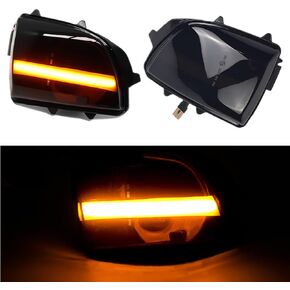 LED Dynamic Side Mirror Maker Turn Signal Light for Volvo XC70 2008-2012 XC90 2007-2014 Side Wing Mirror Indicator