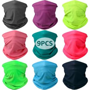 Neck Gaiter Face Mask Headband Bandanas Reusable Cover Fishing Motorcycle Men Women Outdoor Scarf