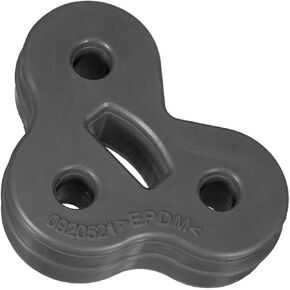 Motoforti C2C32948 11mm 3 Holes Muffler Exhaust Hanger for XF XJ 2008-2018 Bushing Rubber Mount Bracket Car Insulator Tail Pipe Hangers Bushings Kit Black 1pcs Long-lasting