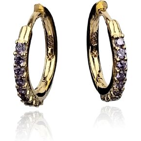 FashionJunkie4Life Sterling Silver Shapes Stud Earrings with Butterfly Backs