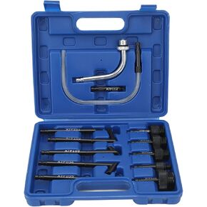 محول تعبئة السوائل، محول تعبئة زيت محول ATF 13 قطعة، محول تعبئة زيت السوائل، مجموعة أدوات موصل إعادة تعبئة الزيت مع صندوق تخزين لسيارات فورد، Adn، Kia in Kuwait