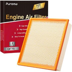 Puroma Engine Air Filter Replacement for CA10755, GP075, Compatible with Lexus ES350, NX200t, NX300, RX350, RX350L, Toyota Avalon, Camry, Highlander, Sienna, Jeep Grand Cherokee and Dodge Durango