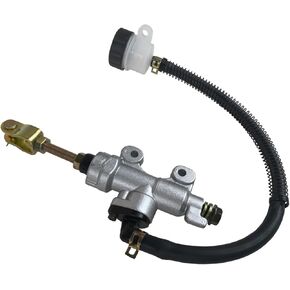 Rear Brake Master Cylinder Compatible with 50cc 70cc 110cc 125cc Yerf Dog 150cc Arctic Cat 700 EFI 2006 Roketa Taotao ATV Dirt Bike Sportworks Carbide Karts ATC 250R Raptor GSXR