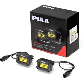 Piaa DKCL204 2000 Series Auxiliary Lamps 3 inch, Yellow, Spot Beam, Pack of 2 Kit