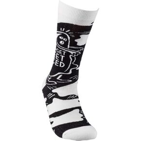 Primitives by Kathy LOL Made You Smile Silly-Socks, One Size, Secretly a Witch