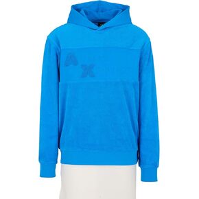 Armani Exchange Men's Terry Texture Pullover Hoodie Sweatshirt