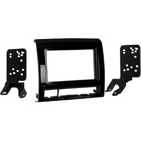 Metra 95-8235CHG Double DIN Dash Installation Kit for 2012 Toyota Tacoma Vehicles (Charcoal High Gloss)