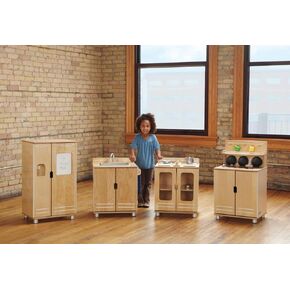 Jonti-Craft TrueModern 1711JC Play Kitchen 4 Piece Set