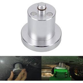 RYANSTAR RACING Aluminum Jack Lifting Jack Pad Lift Point Adapter with Magnetic and Easy to Hold on Corner Compatible with Rivian R1T R1S -1 Pack with Storage Case