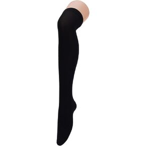 Century Star Thigh High Socks for Women Tube Extra Long Over Knee Socks Triple Stripes Warm Stockings