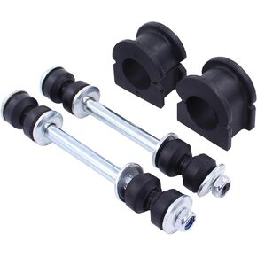 MOTOKU Pair Front Sway Bar End Links and Stabilizer Bar Bushings Set for Chevrolet Tahoe Silverado Suburban for GMC Yukon Sierra for Cadillac Escalade 2007-2016