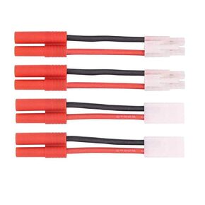 2Pair Tamiya to HXT 4.0mm Banana Adapter Male Female for Redcat Racing Hexfly NiMH Battery Charger
