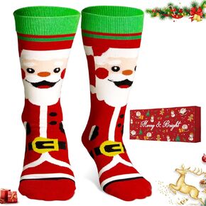 Christmas Socks for Women Men - Christmas Gifts Funny Crazy Christmas Socks Novelty Socks Xmas Stocking Stuffer
