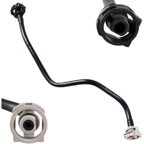 Engine Coolant Overflow Hose Reservoir Hose Vent Tube Compatible with 2012-2018 Audi A6 A7 Quattro with 2.0L L4 3.0L V6 Engine Replace # 4G0121081AE 4G0121081CT