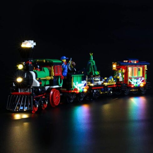 LIGHTAILING Light Set for (Creator Expert Winter Holiday Train) Building Blocks Model - Led Light kit Compatible with Lego 10254(NOT Included The Model) in Kuwait