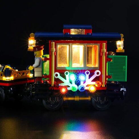 LIGHTAILING Light Set for (Creator Expert Winter Holiday Train) Building Blocks Model - Led Light kit Compatible with Lego 10254(NOT Included The Model) in Kuwait