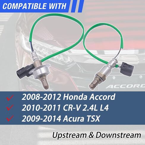 مستشعر الأكسجين 234-9091 234-4462 المنبع متوافق مع 2008 2009 2010 2011 2012 Honda Accord 2011-2013 Acura TSX 2.4L يستبدل # 36531-R40-A01 36532-R40-A01 in Saudi Arabia