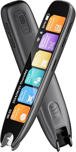 Translation Pen, Support 142 Languages, Online/Offline Modes, 2024 Smart Scanner Translator Pen, Reading Pen for Dyslexia, Voice Translate, Translation Text to Speech Device in Saudi Arabia