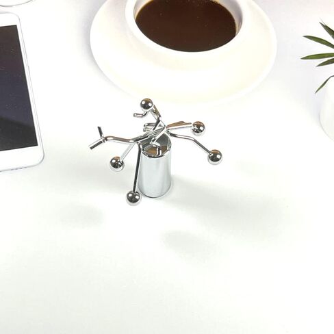 Steel Balance Toy Kinetic Art Table Balancing Decorations Physics Toy Home Office Toys Kinetic Desk Toys FN05 in Saudi Arabia