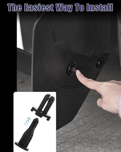 Mud Flaps Splash Guards for Tesla Model Y 2020-2024 Sediment Mudguard No Drilling/Tape Splash Guards Fenders Exterior Accessories for Tesla Model Y (Set of 4) in Saudi Arabia