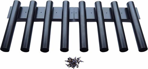 8-hole Shovel Holder for Truck, Shovel Mount 8 Holes in 2 Groups, Heavy Duty Trailer Tool Rack for Trimmer, Rake, Lawn, Landscape Hand Tools (Bed & Box Mount) (8 Holes Bed Muont Upgrade) in Saudi Arabia