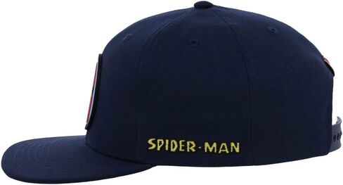 قبعة Marvel Spiderman Youth Comic UV قابلة للتعديل بغطاء مسطح باللون الأزرق الداكن in Saudi Arabia