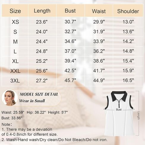 Patchwork Polo Shirts Womens Athletic Golf Tennis Tanks Top Split Side Zipper V Neck Shirts Sleeveless Tanks Top in Saudi Arabia
