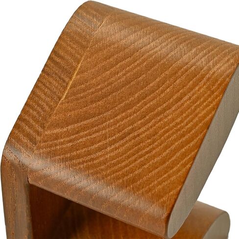 حامل ساعة من الخشب الصلب عرض حامل عرض ساعة معصم واحد (لون داكن) in Kuwait