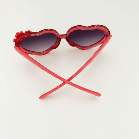 OZPYKAE Girl Heart Flower Sunglasses,Heart Shaped Cute Glasses UV 400 Protection Outdoor Girl Boy Gifts Eyewear Sunglasses in Kuwait