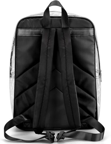 Clear Backpack for Stadium Events See Through Backpack Medium Transparent Bag for Women Heavy Duty Wide Straps in Saudi Arabia