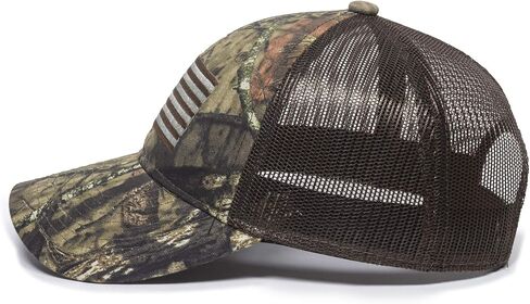 قبعة للأماكن الخارجية USA-200M، Mossy Oak Break-Up Country/Brown، مقاس واحد يناسب الجميع in Saudi Arabia